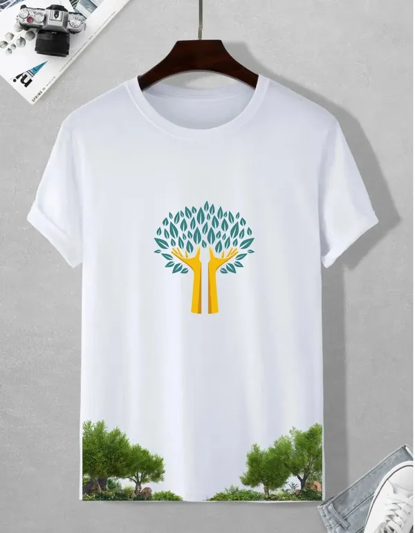 White_Cotton_Regular_Fit_T_Shirt_For_Unisex