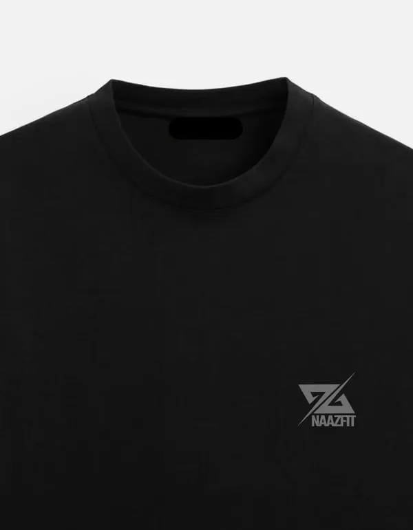 Black_Cotton_Regular_Fit_T_Shirt_For_Unisex