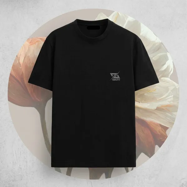 Black_Cotton_Regular_Fit_T_Shirt_For_Unisex
