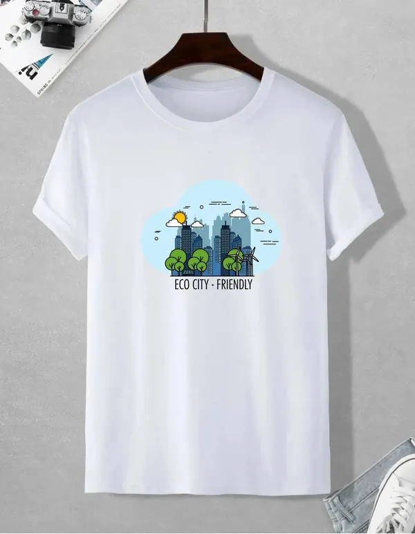 White_Cotton_Regular_Fit_T_Shirt_For_Unisex