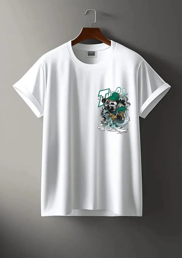 White_Cotton_Regular_Fit_T_Shirt_For_Unisex