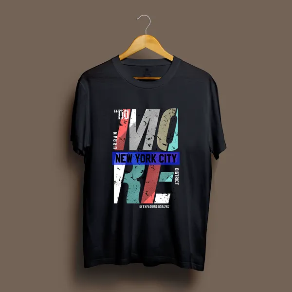 Black_Cotton_Printed_T_Shirt_For_Unisex