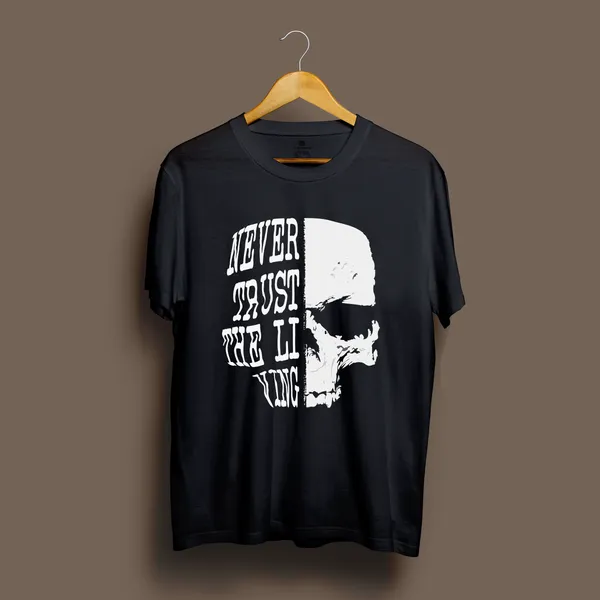 Black_Cotton_Printed_T_Shirt_For_Unisex