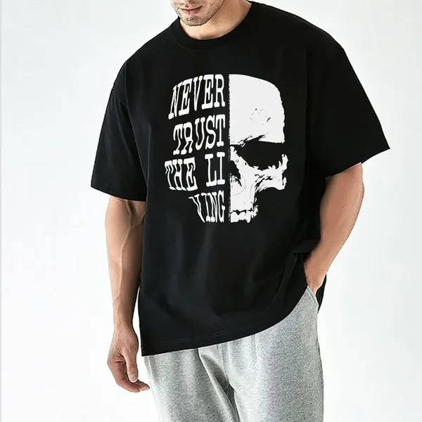 Black_Cotton_Printed_T_Shirt_For_Unisex