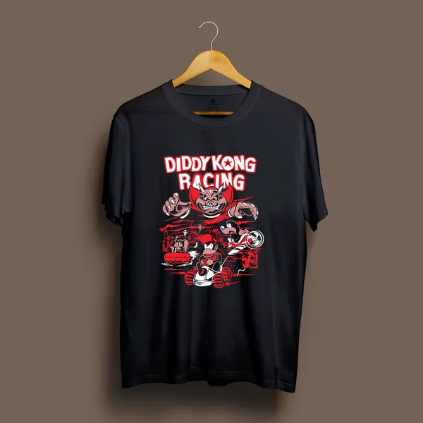 Black_Cotton_Printed_T_Shirt_For_Unisex