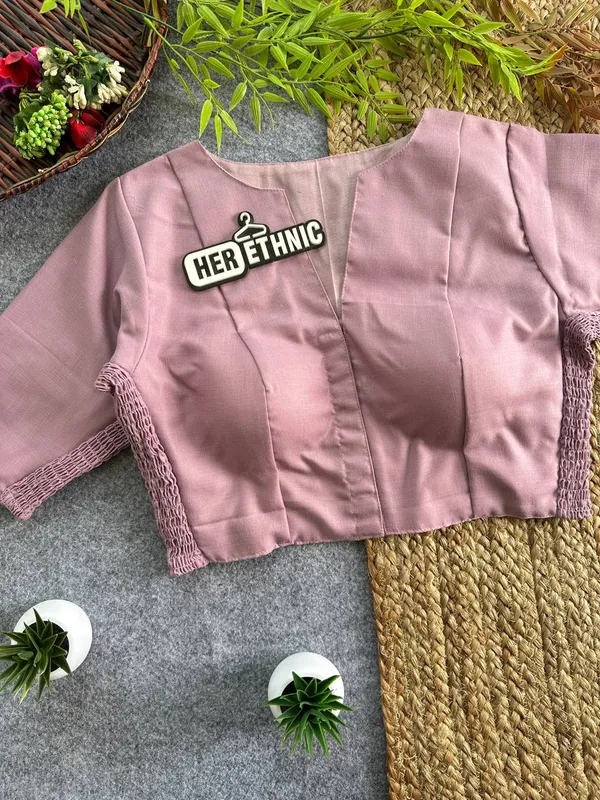 PLAIN_FLEXIFIT_STREACHABLE_BLOUSE