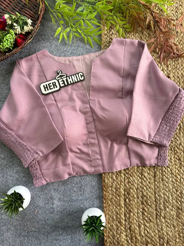 PLAIN_FLEXIFIT_STREACHABLE_BLOUSE