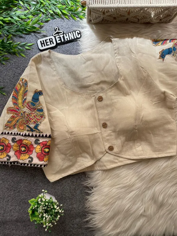 Beautiful_Patch_Work_Designer_Khadi_Handwork_Blouse