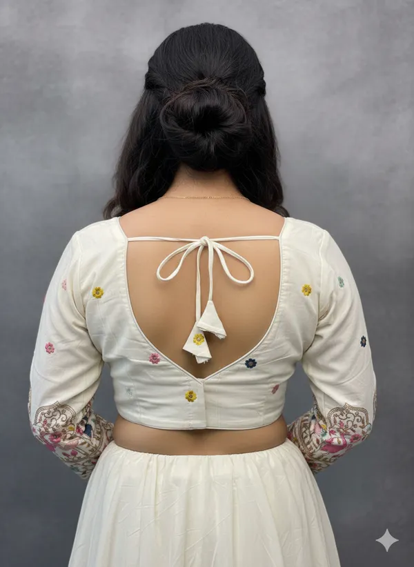 Designer_Ethnic_Blouse_with_Heavy_Border_Embroidered_Sleeves