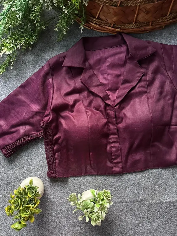 PLAIN_COLLAR_FLEXIFIT_STREACHABLE_BLOUSE