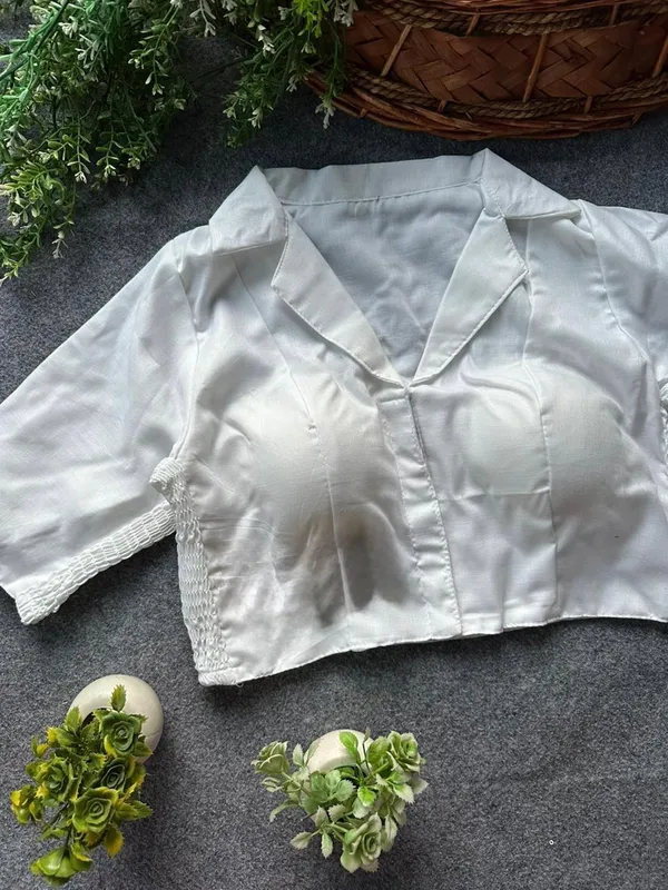 PLAIN_COLLAR_FLEXIFIT_STREACHABLE_BLOUSE