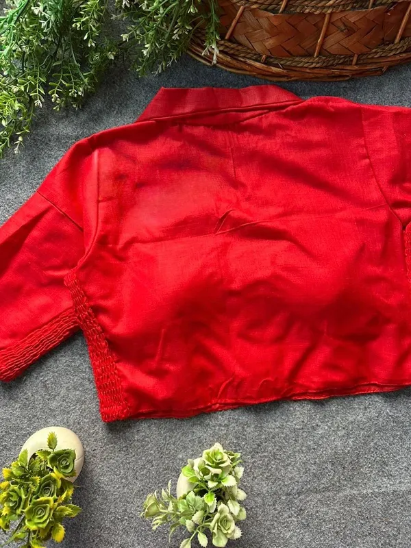 PLAIN_COLLAR_FLEXIFIT_STREACHABLE_BLOUSE