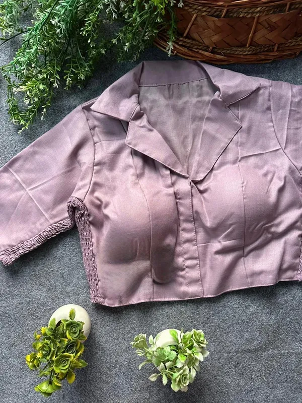 PLAIN_COLLAR_FLEXIFIT_STREACHABLE_BLOUSE