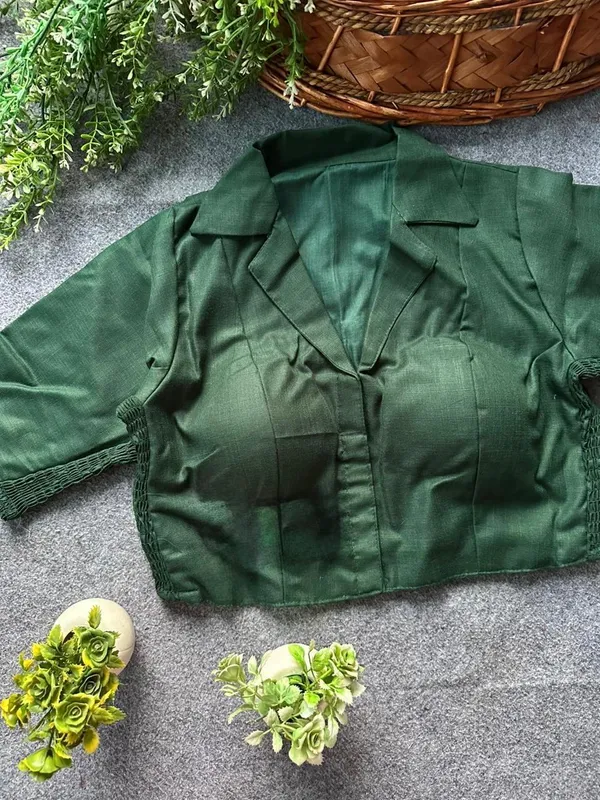 PLAIN_COLLAR_FLEXIFIT_STREACHABLE_BLOUSE