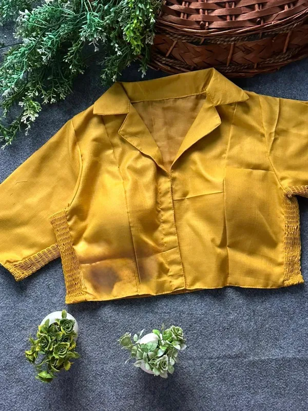 PLAIN_COLLAR_FLEXIFIT_STREACHABLE_BLOUSE