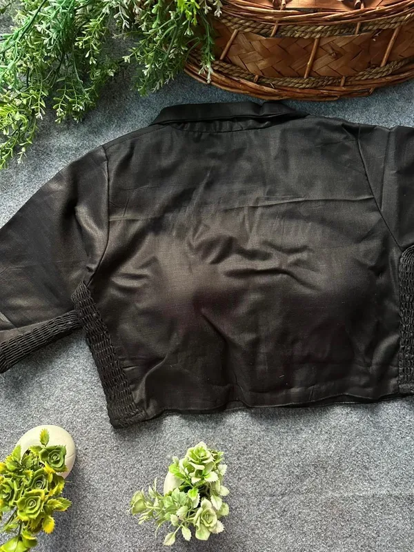 PLAIN_COLLAR_FLEXIFIT_STREACHABLE_BLOUSE