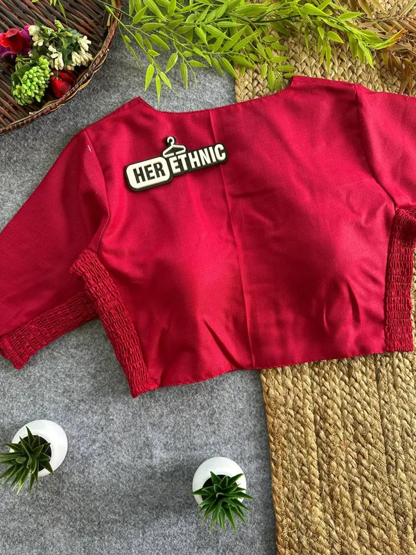 PLAIN_FLEXIFIT_STREACHABLE_BLOUSE