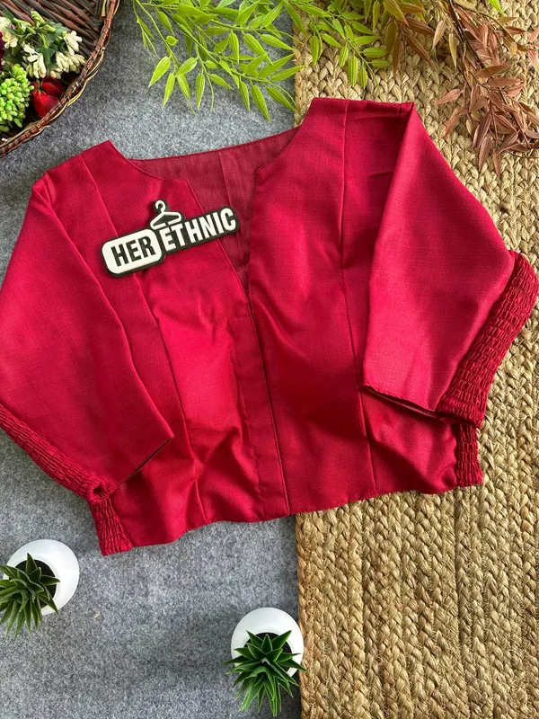 PLAIN_FLEXIFIT_STREACHABLE_BLOUSE