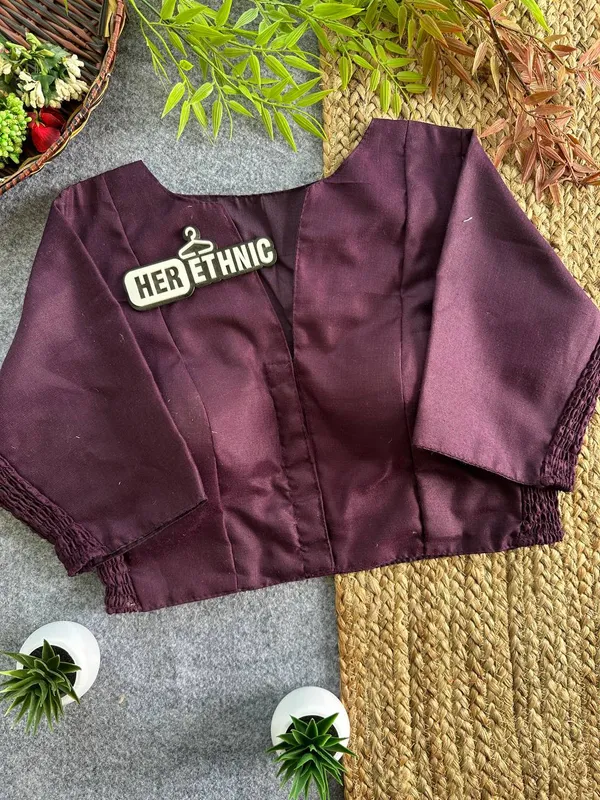 PLAIN_FLEXIFIT_STREACHABLE_BLOUSE