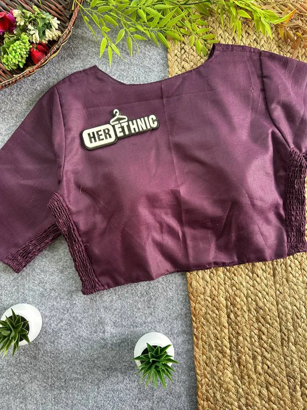 PLAIN_FLEXIFIT_STREACHABLE_BLOUSE
