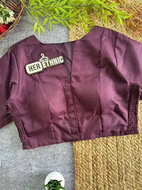 PLAIN_FLEXIFIT_STREACHABLE_BLOUSE