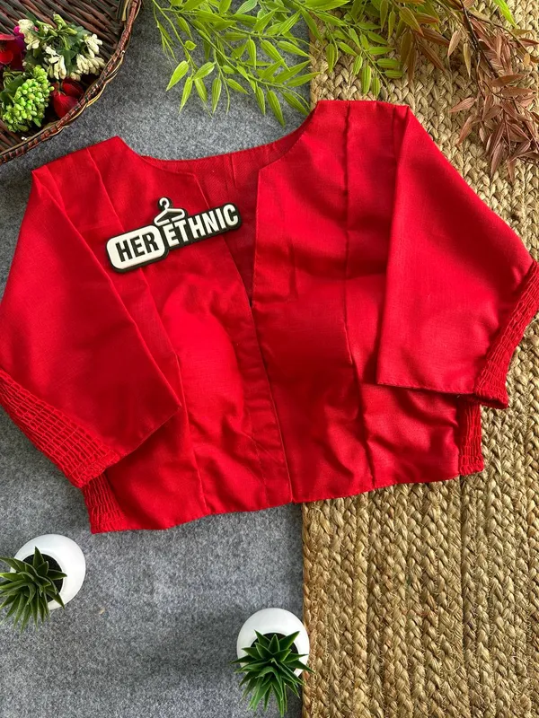 PLAIN_FLEXIFIT_STREACHABLE_BLOUSE