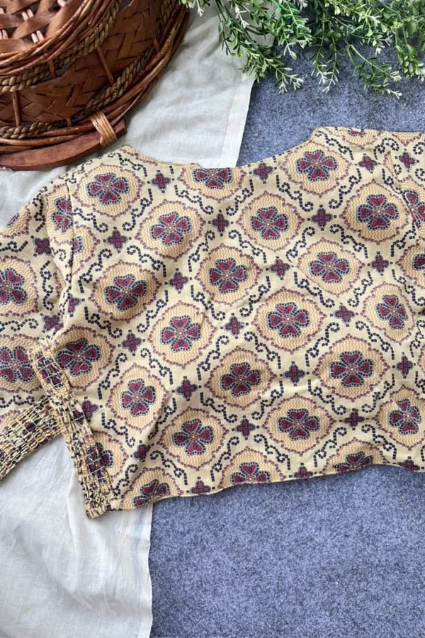 The_intricate_Ajrakh-style_print_paired_with_the_wood-finish_buttons