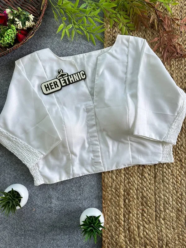 PLAIN_FLEXIFIT_STREACHABLE_BLOUSE