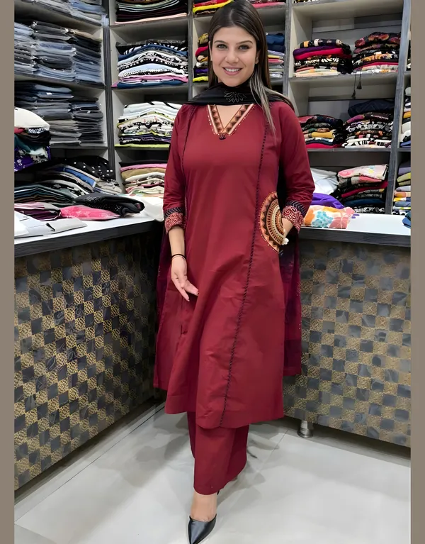 Marwari_Maroon_Kurta_Set