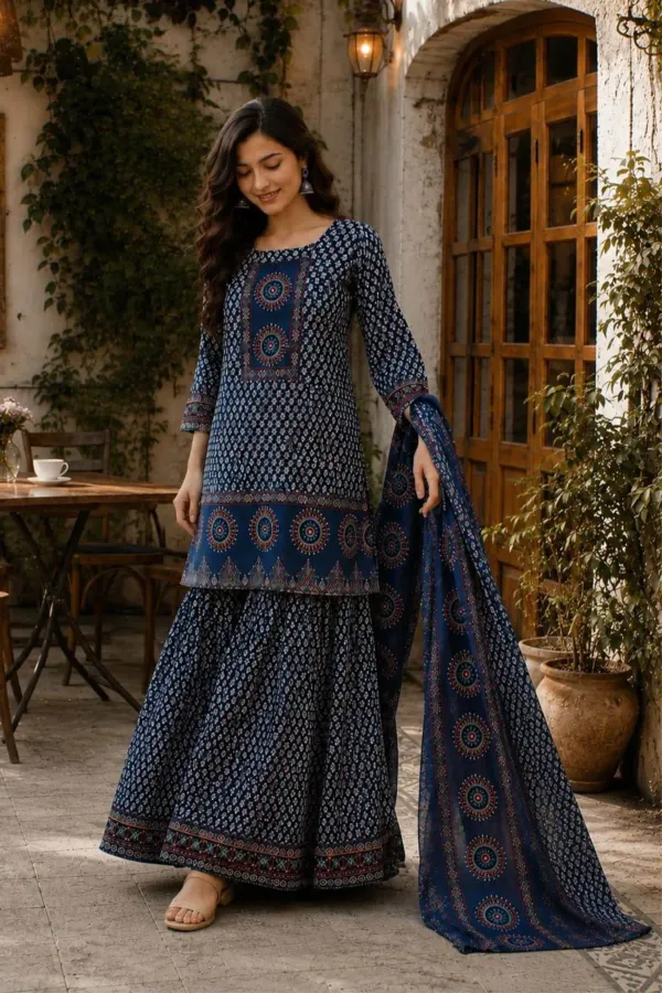 Navratri_Garba_Special_Blue_Gopi_Sharara_Set
