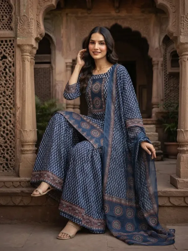 Navratri_Garba_Special_Blue_Gopi_Sharara_Set