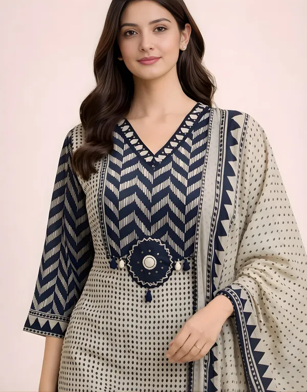Gulabi_Mitti_Blockprint_Black_Kurta_Set