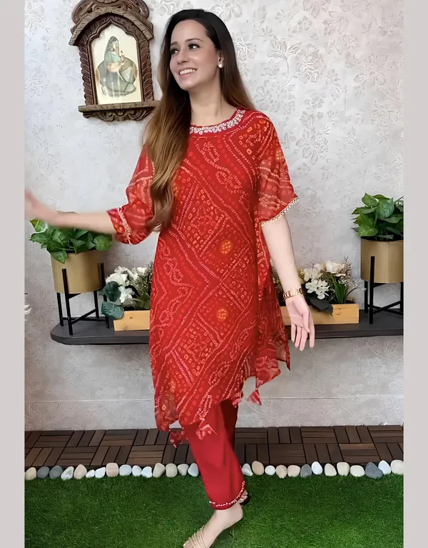 Designer_Fusion_Bandhani_Dress