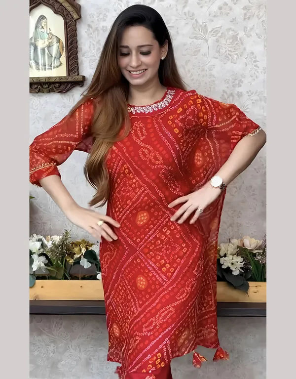 Designer_Fusion_Bandhani_Dress