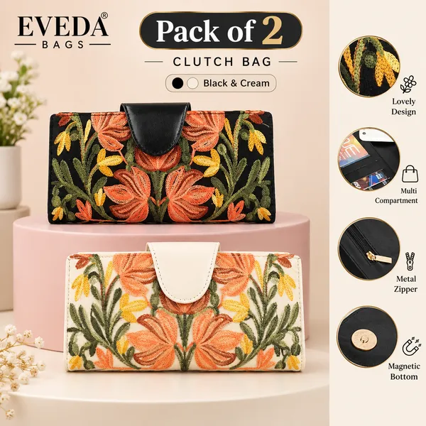 EVEDA_Floral_Embroidered_Wallet_for_Women