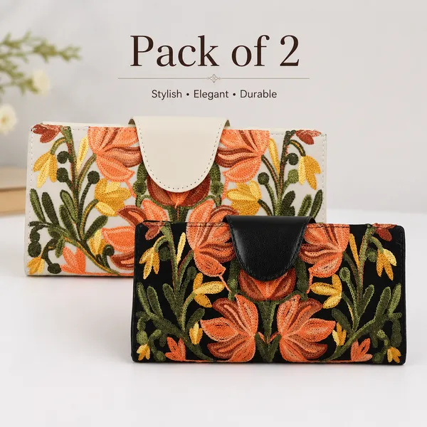 EVEDA_Floral_Embroidered_Wallet_for_Women