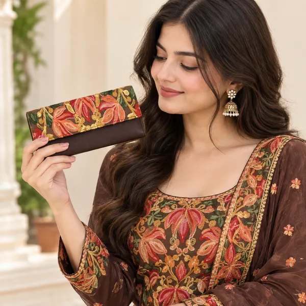 Brown_Gorgeous_Embrodeiry_Clutch_Ladies_Party_Wedding_Purse_Bag_For_Women