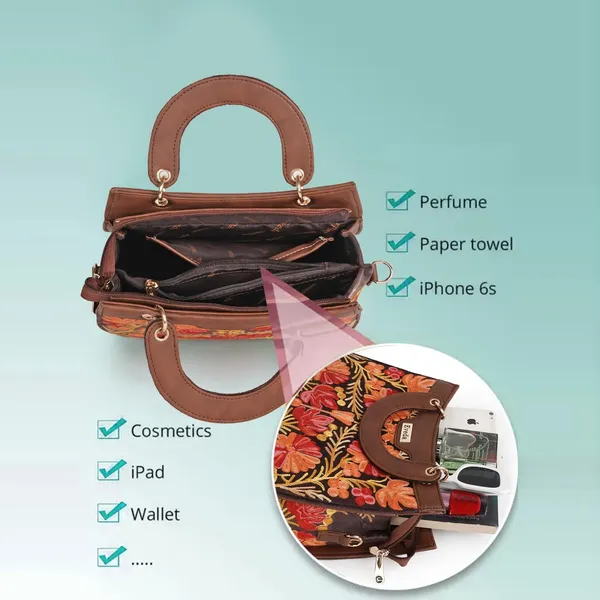 Brown_Leather_Gorgeous_Embrodeiry_Stylish_Design_Hobo_Handbag_For_Women