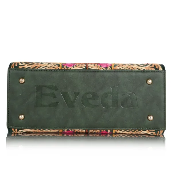 Green_Leather_Gorgeous_Embrodeiry_Stylish_Design_Hobo_Handbag_For_Women