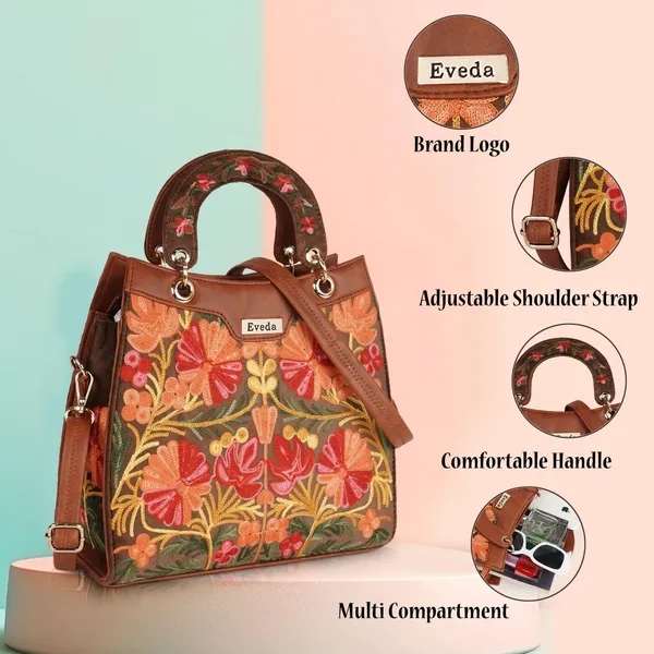 Tan___Leather_Gorgeous_Embrodeiry_Stylish_Design_Hobo_Handbag_For_Women