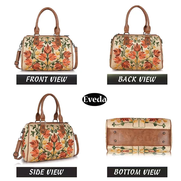 Beige_Floral_Embroidered_Shoulder_Handbag,_Faux_Leather_Handles,_Botanical_Pattern_For_Women