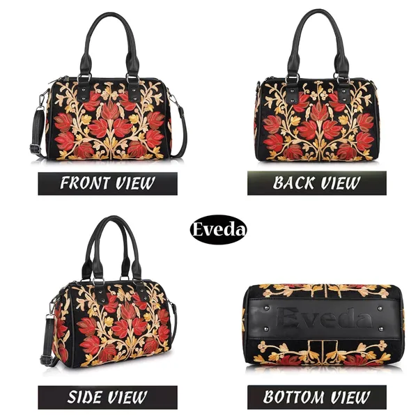 Black_Floral_Embroidered_Shoulder_Handbag,_Faux_Leather_Handles,_Botanical_Pattern_For_Women
