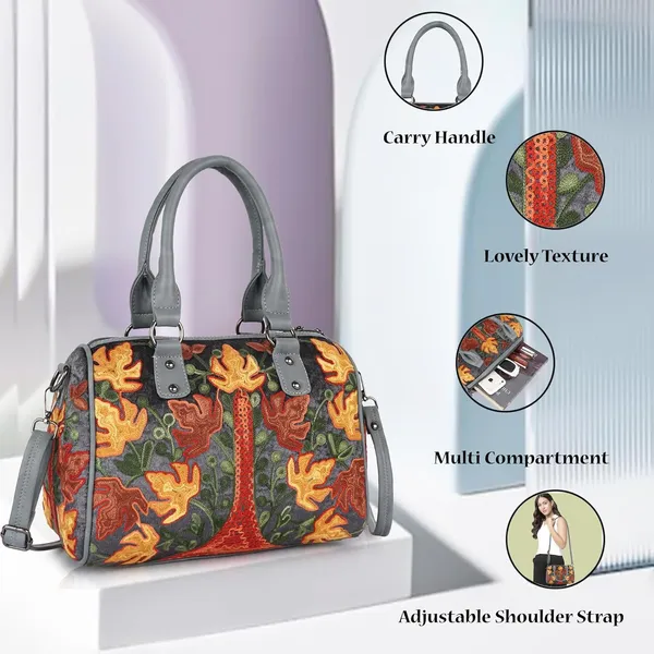 Green_Floral_Embroidered_Shoulder_Handbag,_Faux_Leather_Handles,_Botanical_Pattern_For_Women