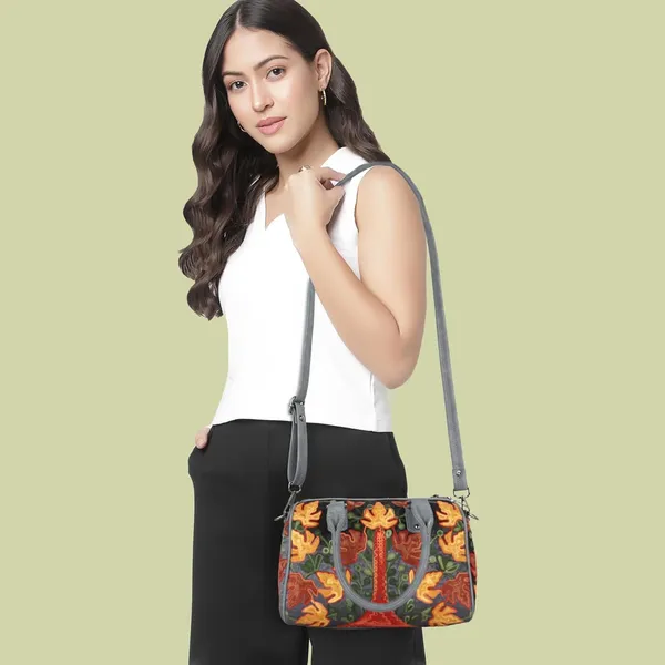Green_Floral_Embroidered_Shoulder_Handbag,_Faux_Leather_Handles,_Botanical_Pattern_For_Women