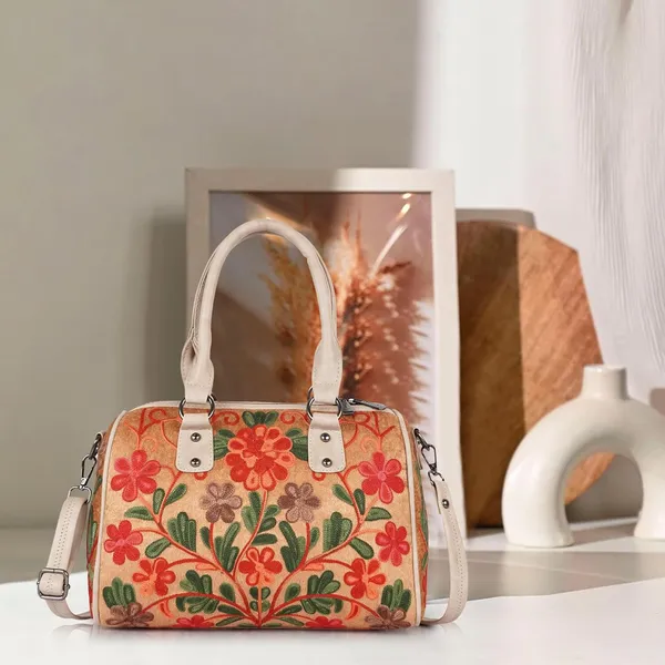 Tan_Floral_Embroidered_Shoulder_Handbag,_Faux_Leather_Handles,_Botanical_Pattern_For_Women