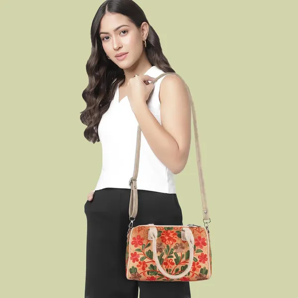 Tan_Floral_Embroidered_Shoulder_Handbag,_Faux_Leather_Handles,_Botanical_Pattern_For_Women