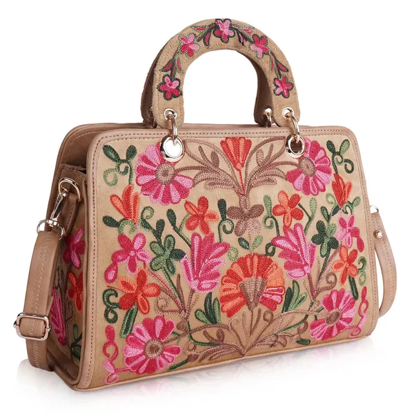 Beige___Leather_Classy_Gorgeous_Embroidered_Stylish_Design_Crossbody_Shoulder_Handbag_With_Embroidered_Handle_For_Women