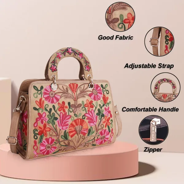 Beige___Leather_Classy_Gorgeous_Embroidered_Stylish_Design_Crossbody_Shoulder_Handbag_With_Embroidered_Handle_For_Women
