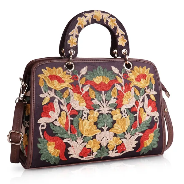 Brown_Leather_Classy_Gorgeous_Embroidered_Stylish_Design_Crossbody_Shoulder_Handbag_With_Embroidered_Handle_For_Women