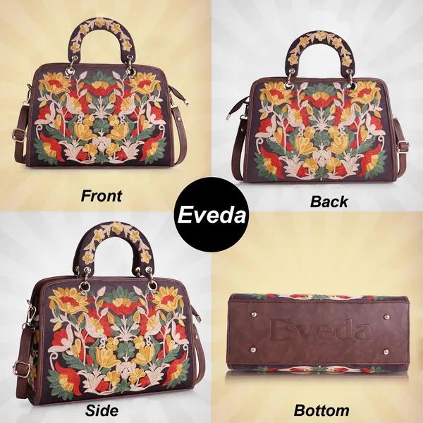 Brown_Leather_Classy_Gorgeous_Embroidered_Stylish_Design_Crossbody_Shoulder_Handbag_With_Embroidered_Handle_For_Women